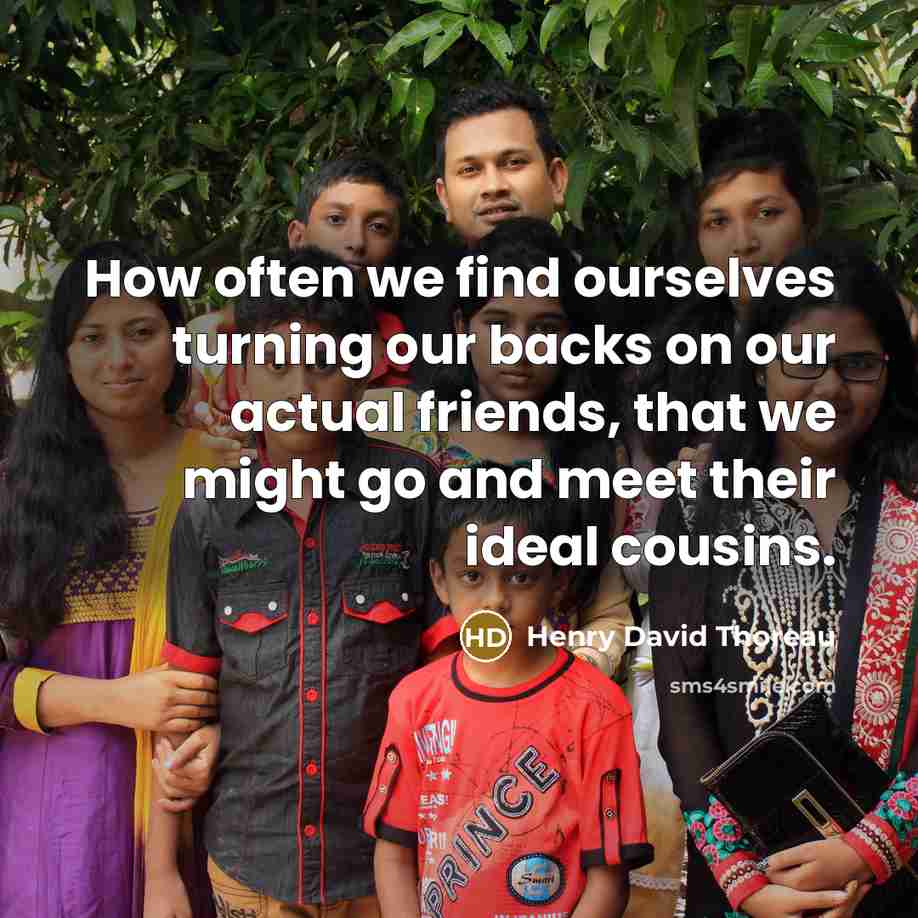 “How often we find ourselves turning our backs on our…” quote by Henry David Thoreau