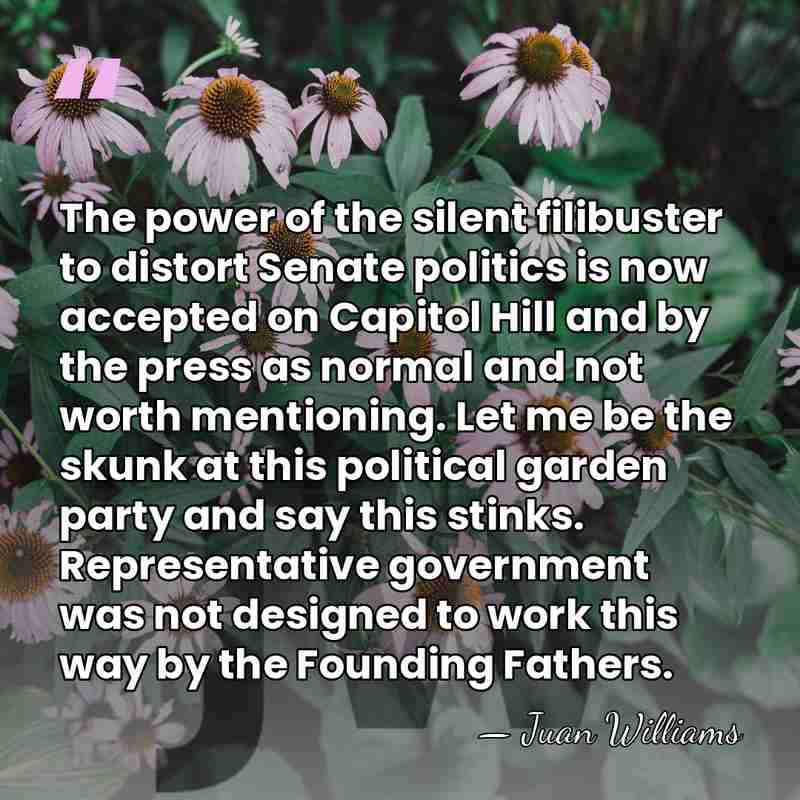 The power of the silent filibuster to distort Senate politics is now&hellip; - Juan Williams