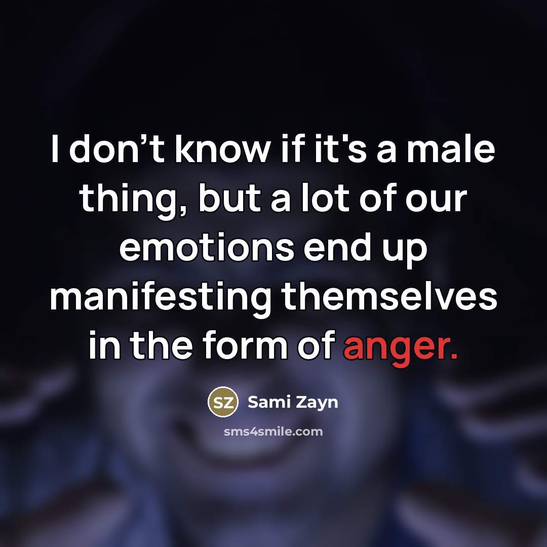 “I don't know if it's a male thing, but a…” quote by Sami Zayn