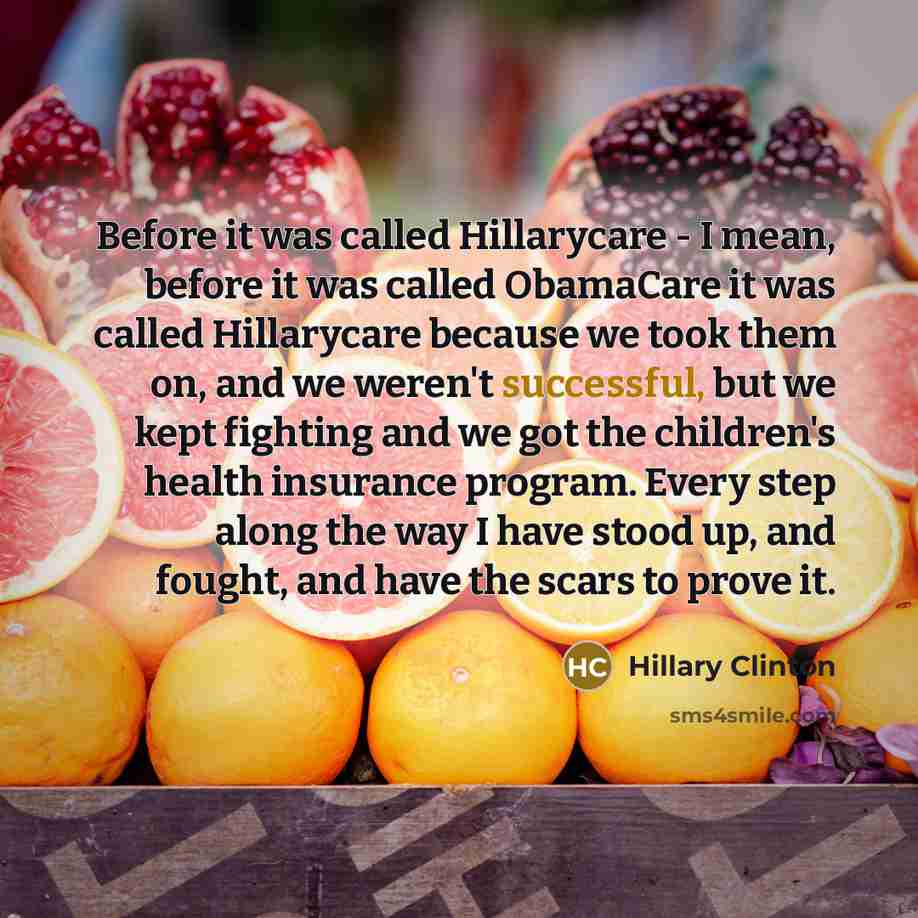“Before it was called Hillarycare - I mean, before it…” quote by Hillary Clinton
