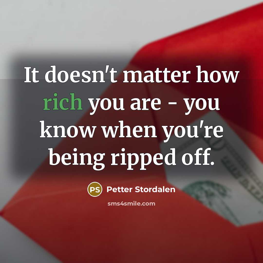 “It doesn't matter how rich you are - you know…” quote by Petter Stordalen