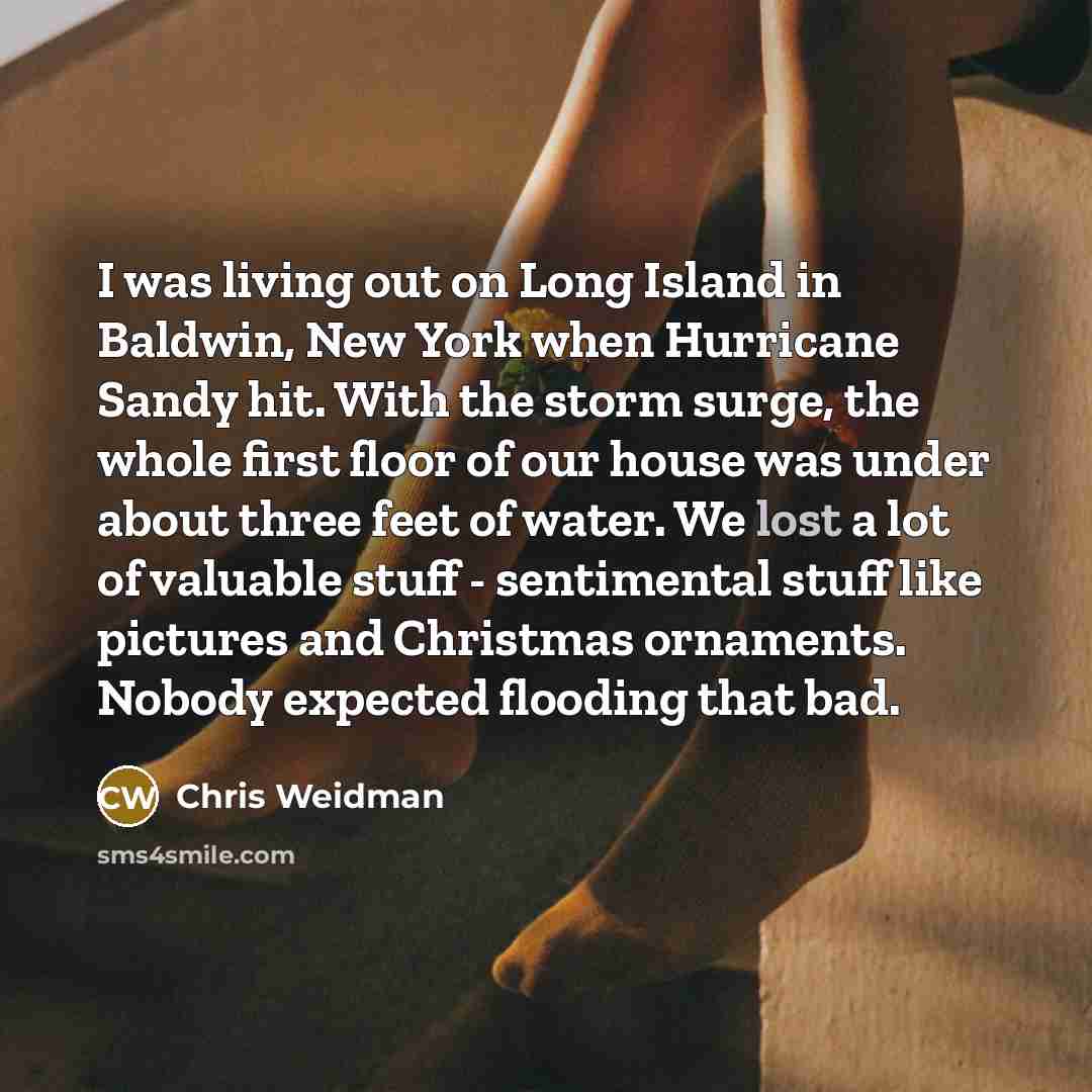 “I was living out on Long Island in Baldwin, New…” quote by Chris Weidman