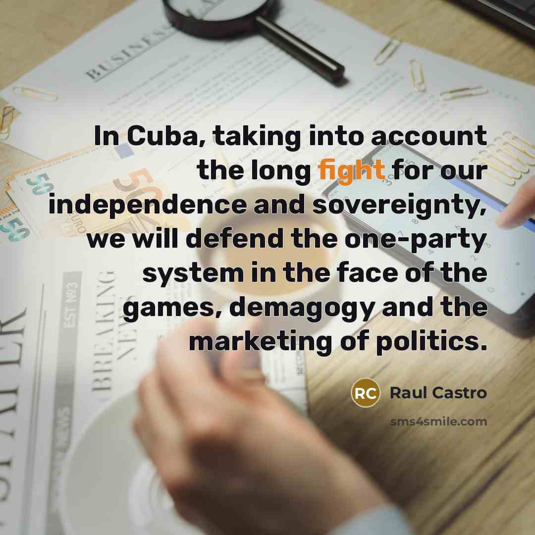 “In Cuba, taking into account the long fight for our…” quote by Raul Castro