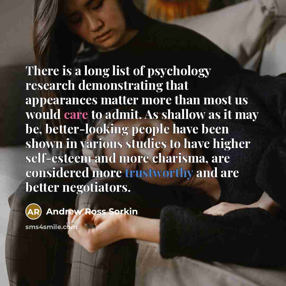 “There is a long list of psychology research demonstrating that…” quote by Andrew Ross Sorkin