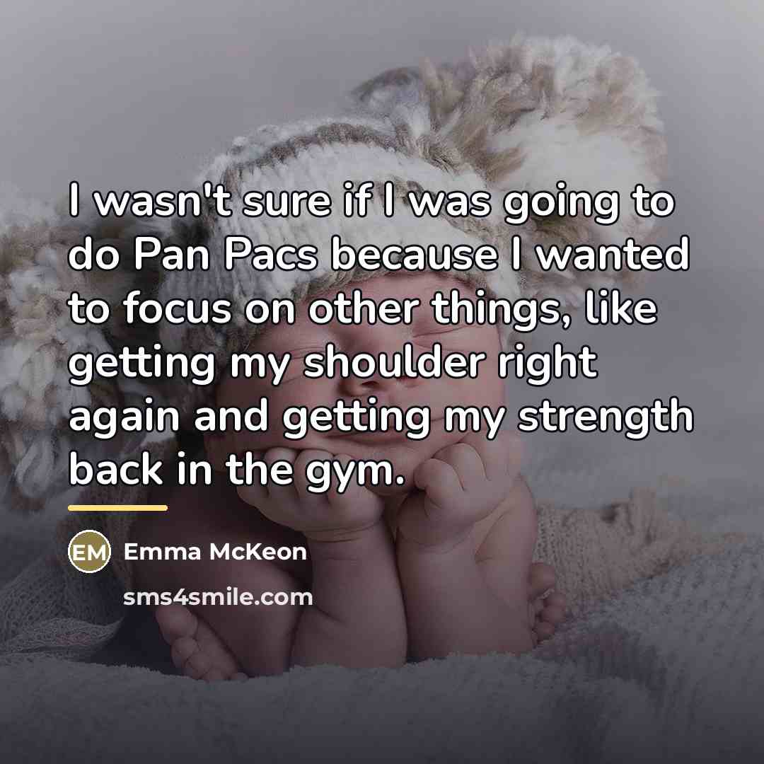 “I wasn't sure if I was going to do Pan…” quote by Emma McKeon