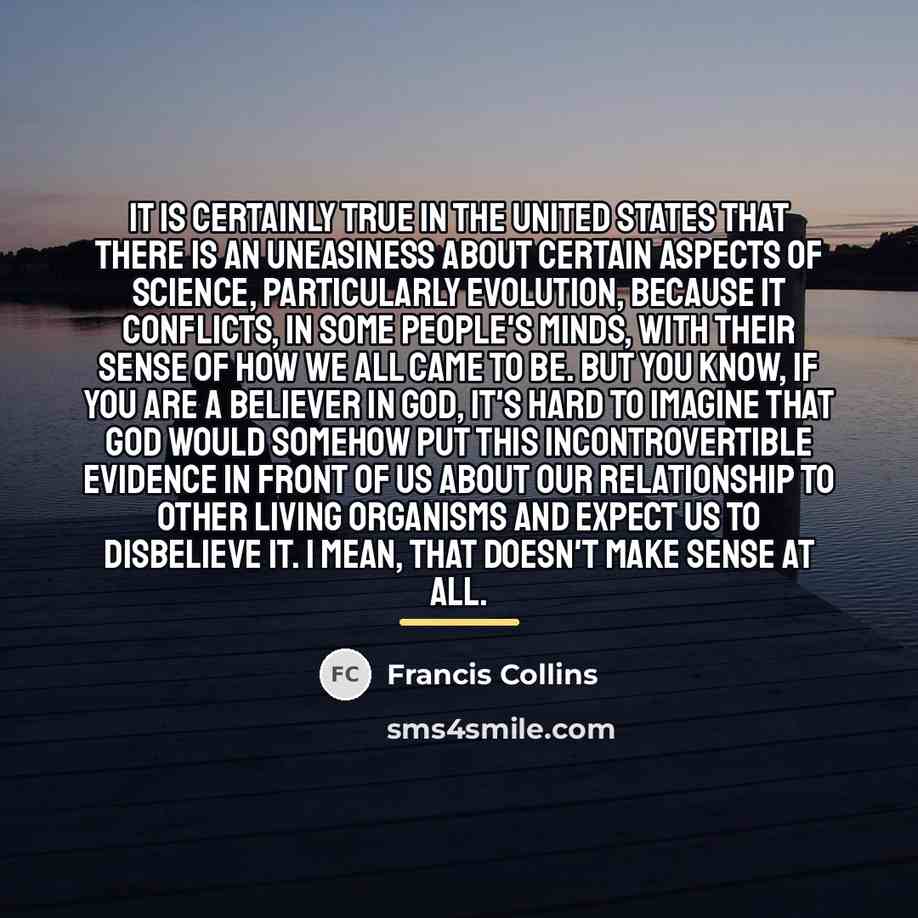 “It is certainly true in the United States that there…” quote by Francis Collins