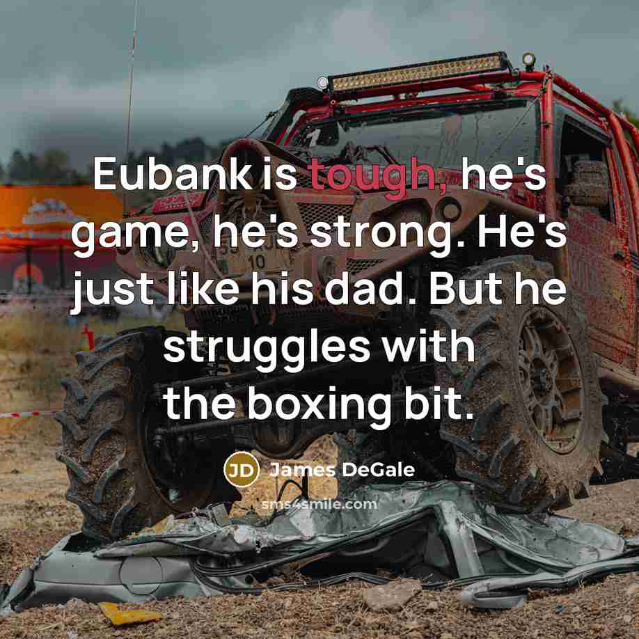 “Eubank is tough, he's game, he's strong. He's just like…” quote by James DeGale