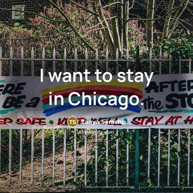 “I want to stay in Chicago.…” quote by Tanya Saracho