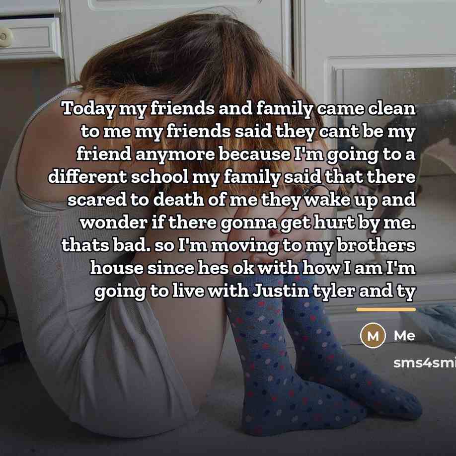 “Today my friends and family came clean to me my…” quote by Me