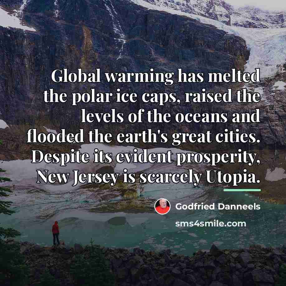 “Global warming has melted the polar ice caps, raised the…” quote by Godfried Danneels