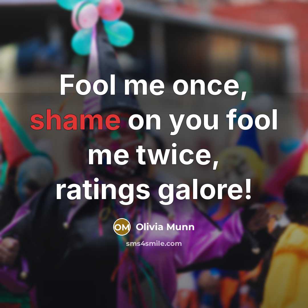 “Fool me once, shame on you fool me twice, ratings…” quote by Olivia Munn