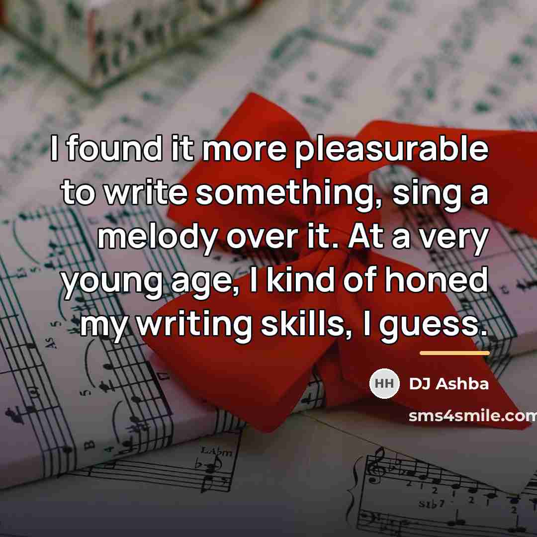 “I found it more pleasurable to write something, sing a…” quote by DJ Ashba