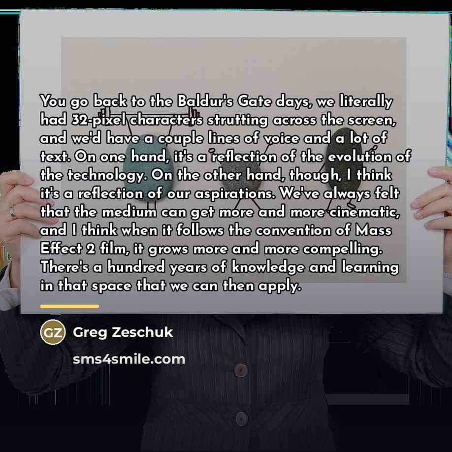 “You go back to the Baldur's Gate days, we literally…” quote by Greg Zeschuk