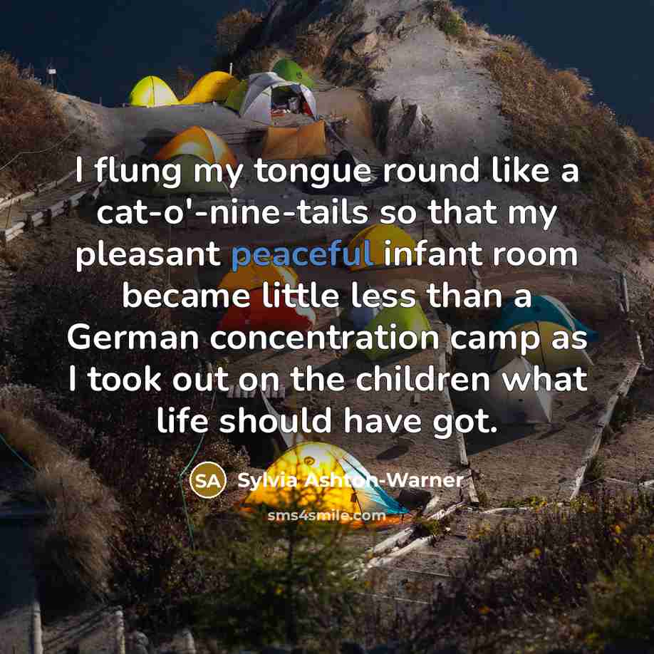 “I flung my tongue round like a cat-o'-nine-tails so that…” quote by Sylvia Ashton-Warner