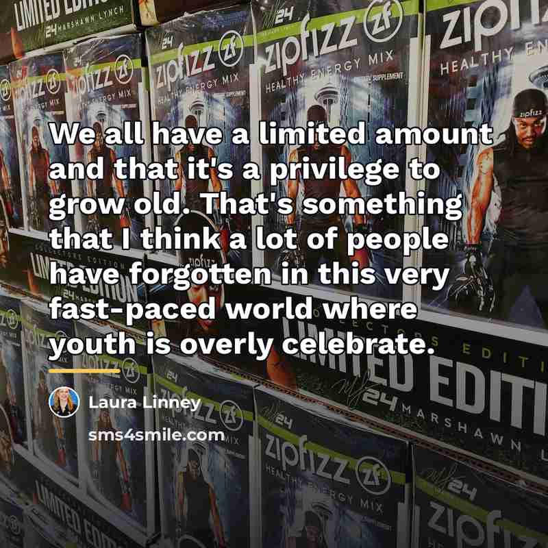 “We all have a limited amount and that it's a…” quote by Laura Linney