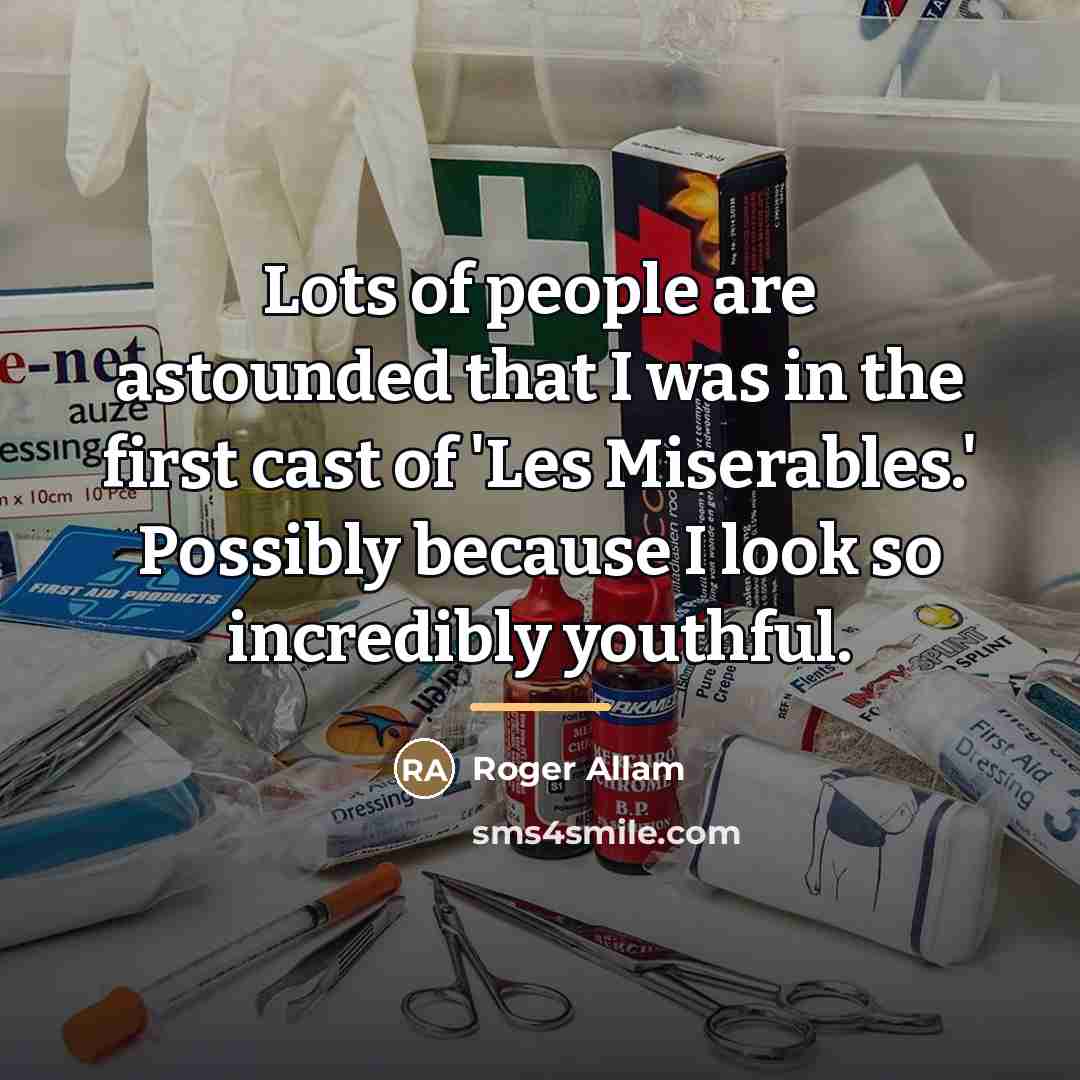 “Lots of people are astounded that I was in the…” quote by Roger Allam