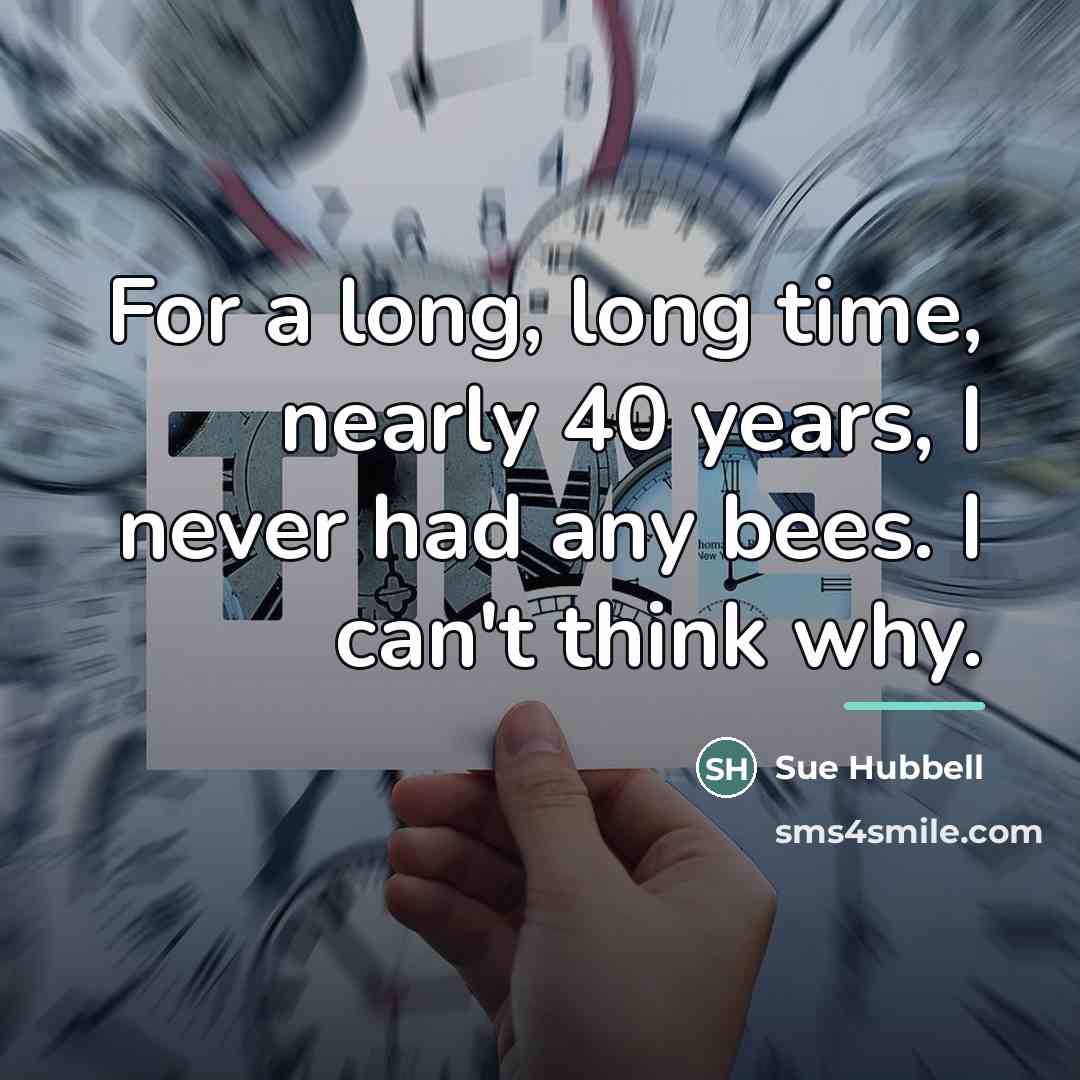 “For a long, long time, nearly 40 years, I never…” quote by Sue Hubbell