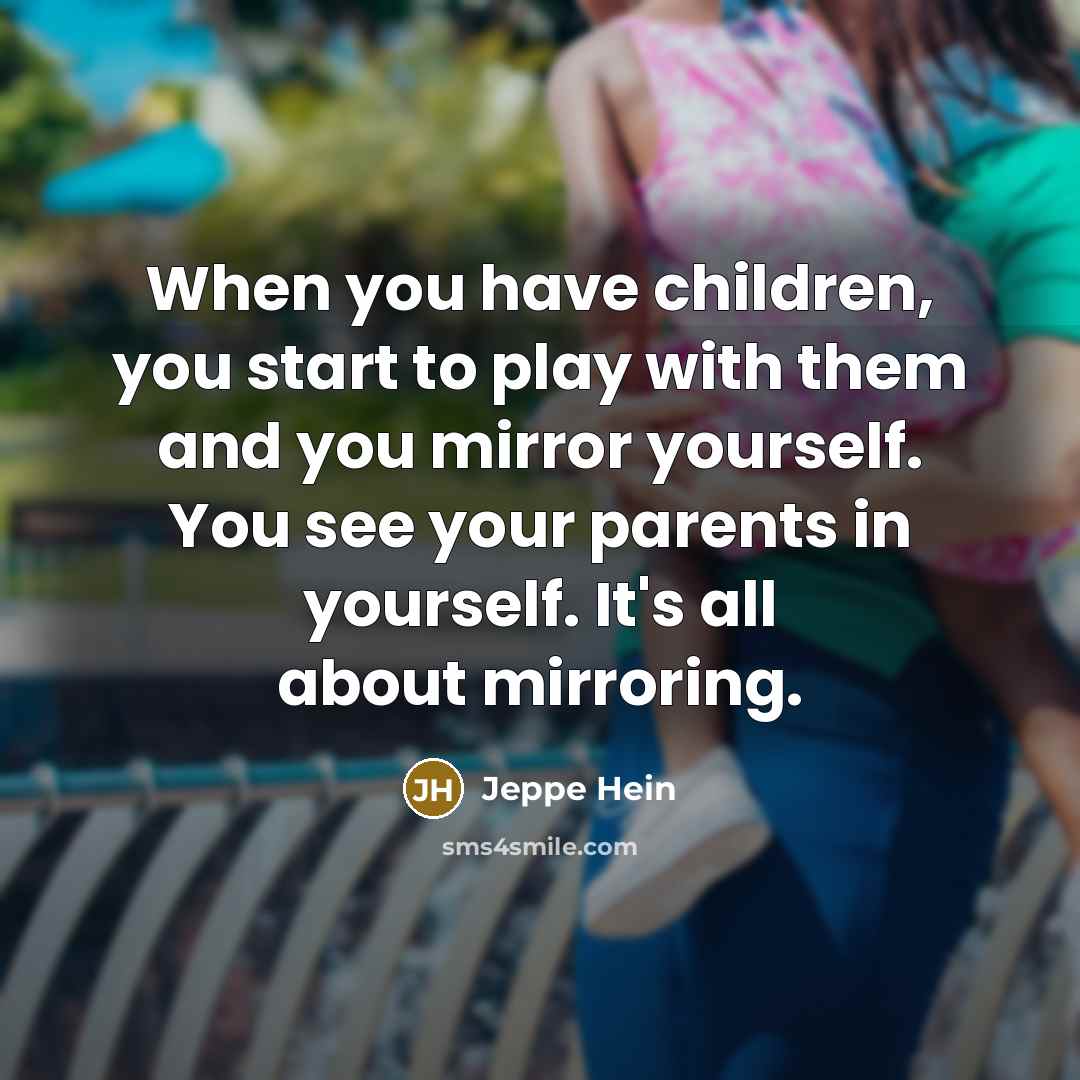 “When you have children, you start to play with them…” quote by Jeppe Hein