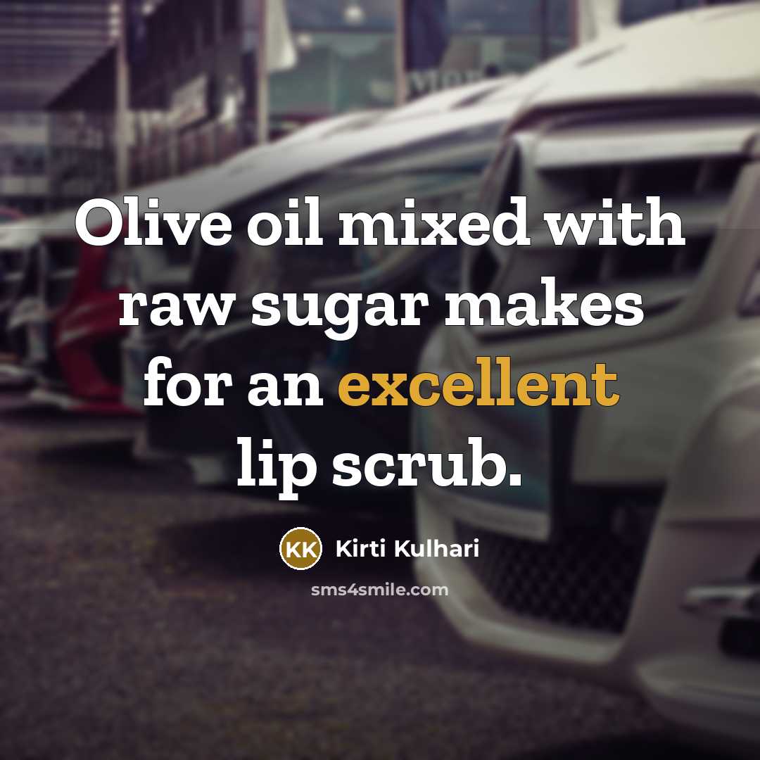 “Olive oil mixed with raw sugar makes for an excellent…” quote by Kirti Kulhari