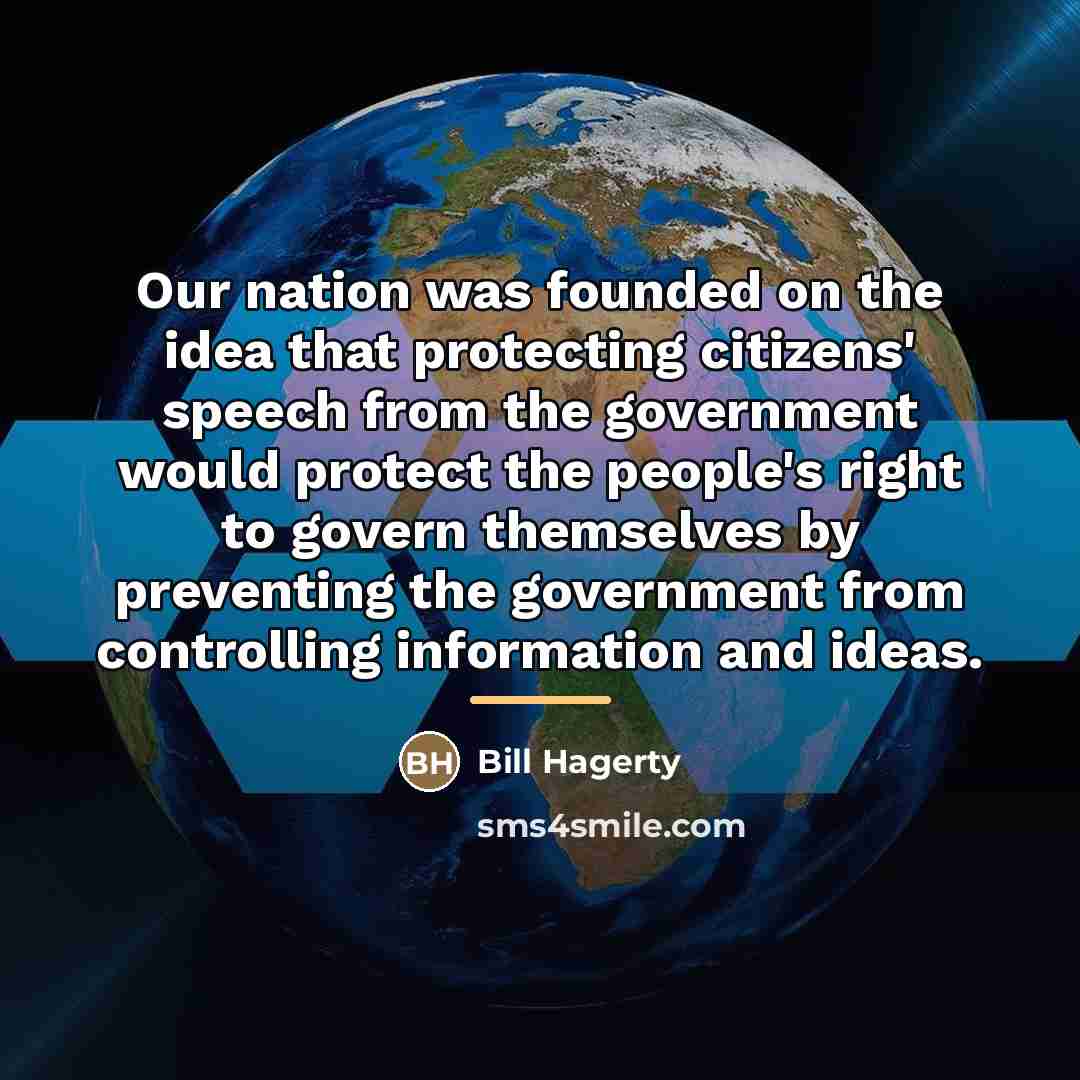 “Our nation was founded on the idea that protecting citizens'…” quote by Bill Hagerty