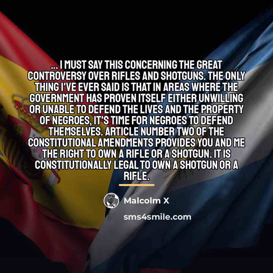 “... I must say this concerning the great controversy over…” quote by Malcolm X