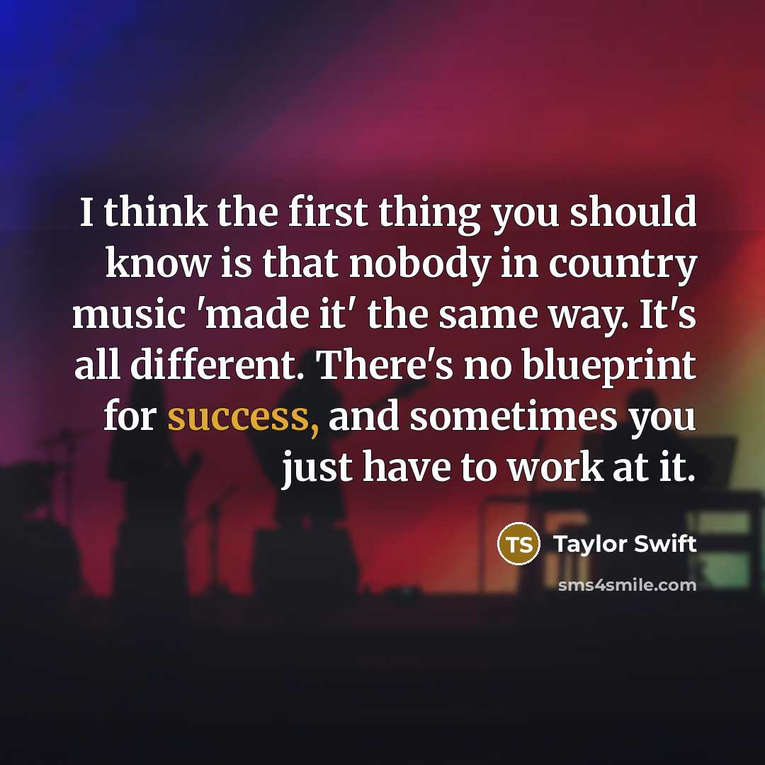 “I think the first thing you should know is that…” quote by Taylor Swift