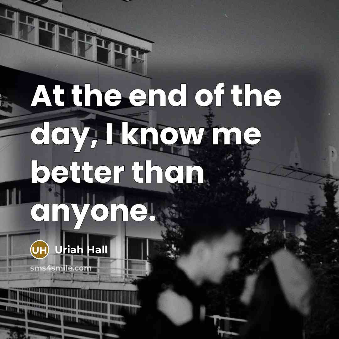 “At the end of the day, I know me better…” quote by Uriah Hall