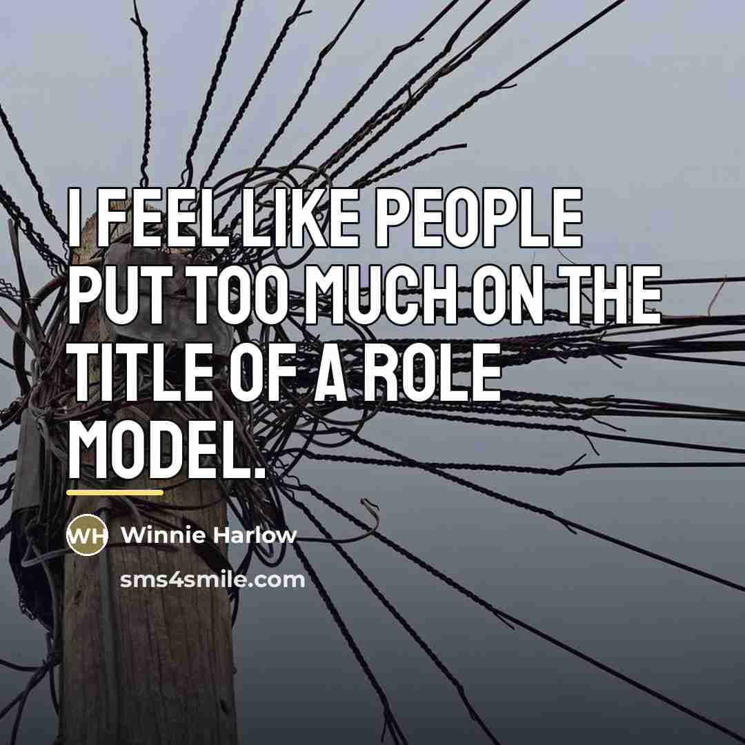 “I feel like people put too much on the title…” quote by Winnie Harlow