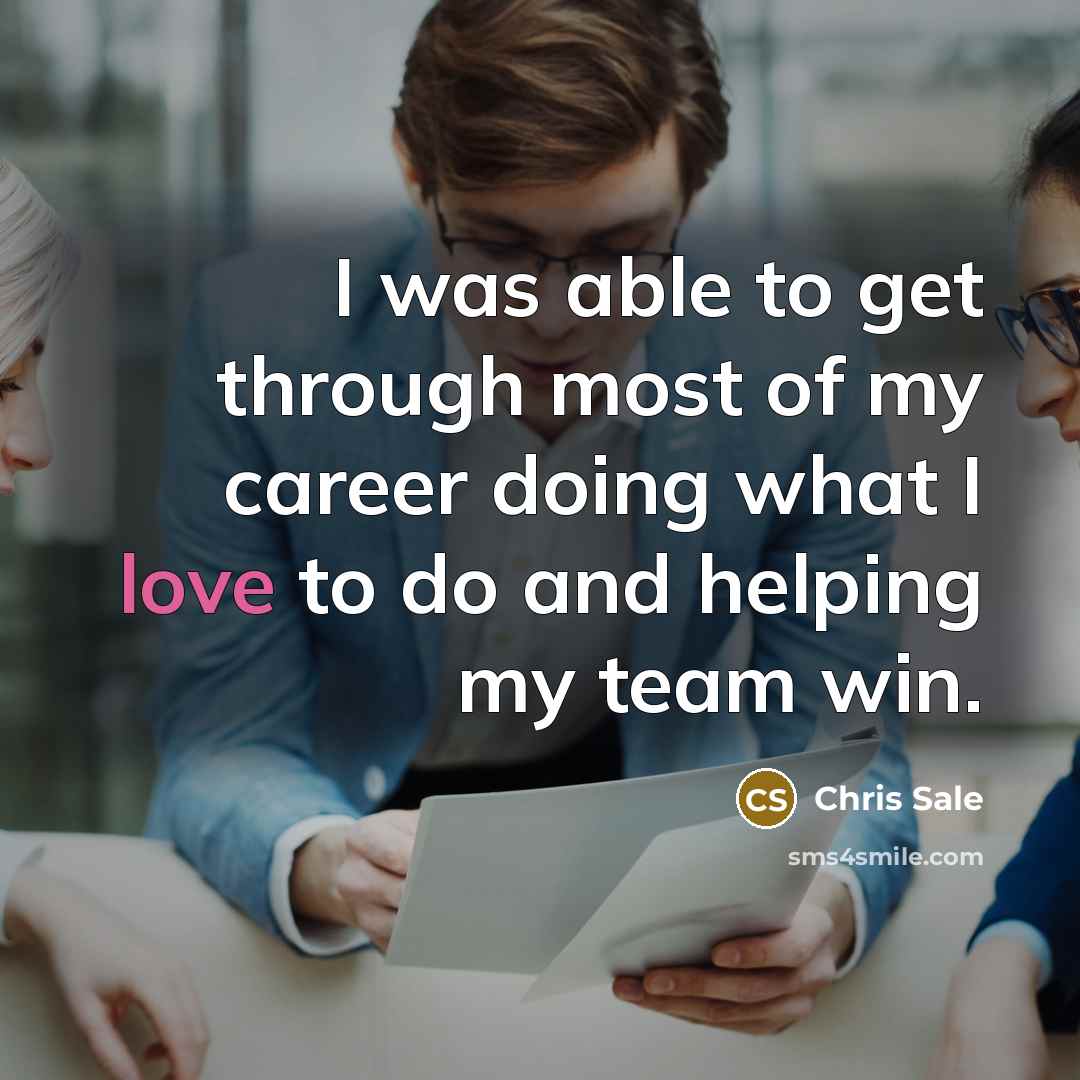“I was able to get through most of my career…” quote by Chris Sale