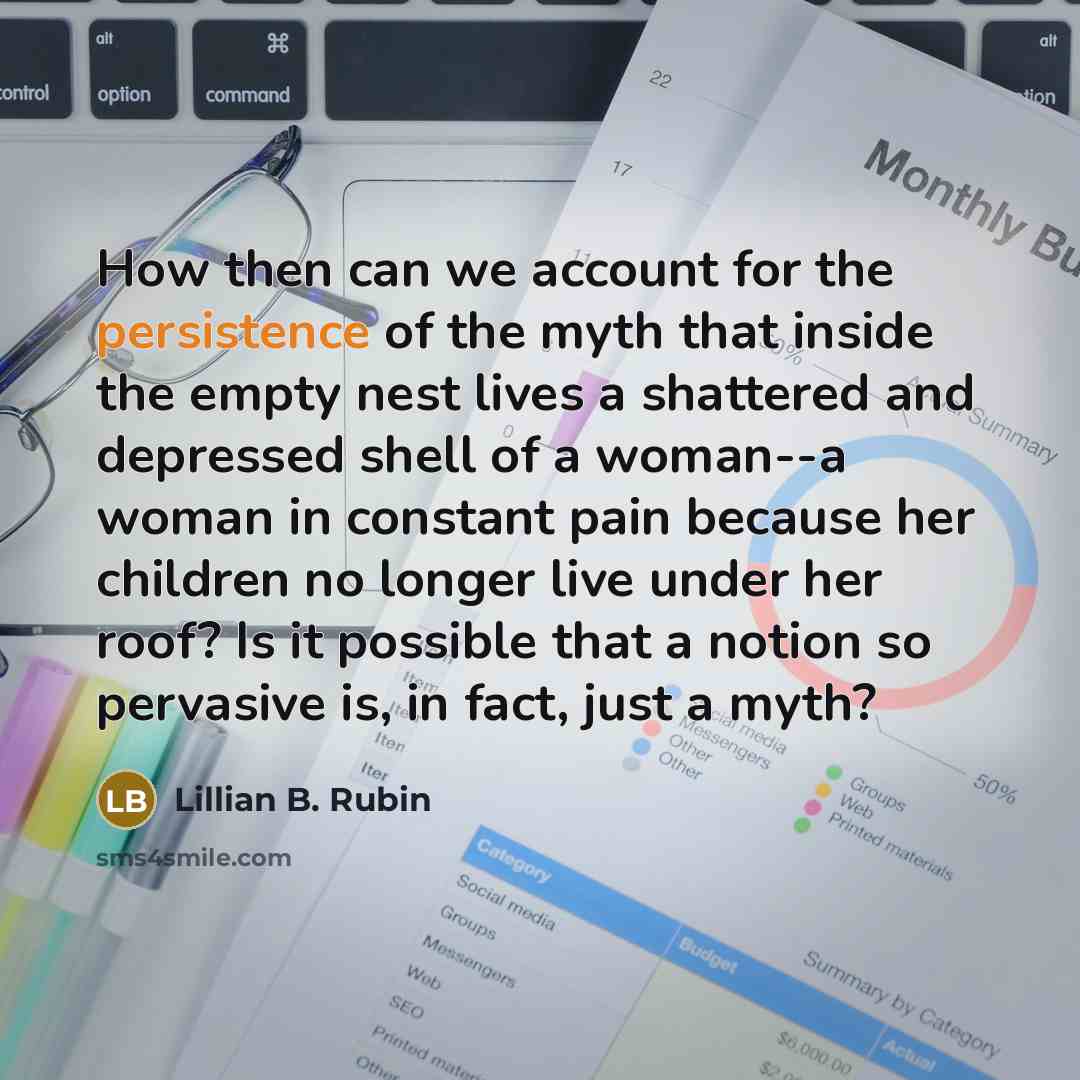 “How then can we account for the persistence of the…” quote by Lillian B. Rubin