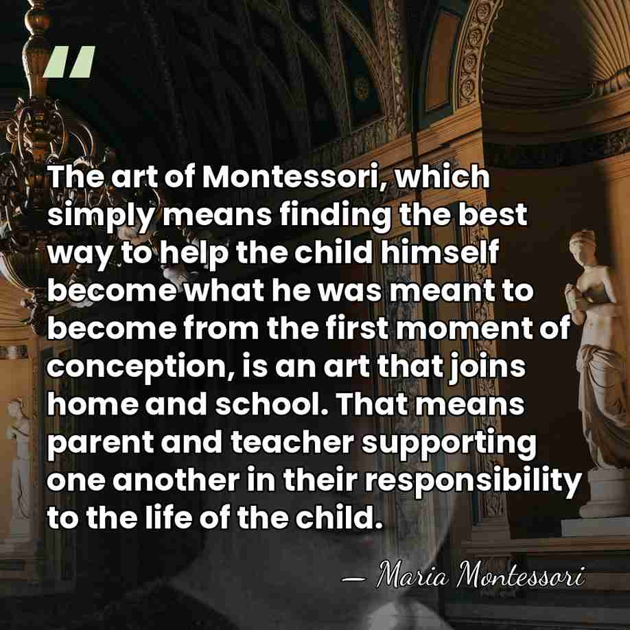 The art of Montessori, which simply means finding the best way to&hellip; - Maria Montessori