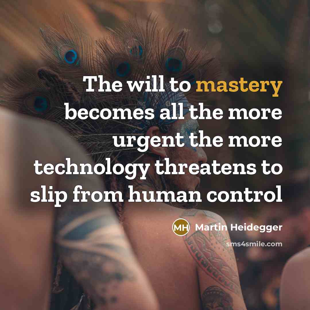 “The will to mastery becomes all the more urgent the…” quote by Martin Heidegger