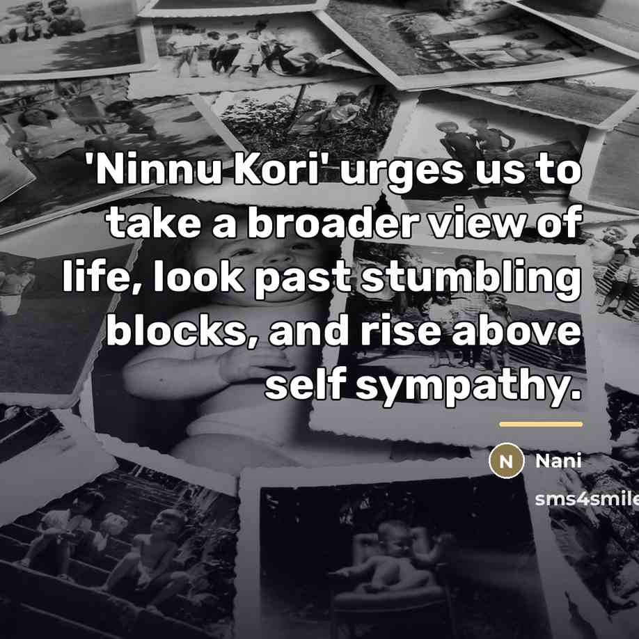 “'Ninnu Kori' urges us to take a broader view of…” quote by Nani