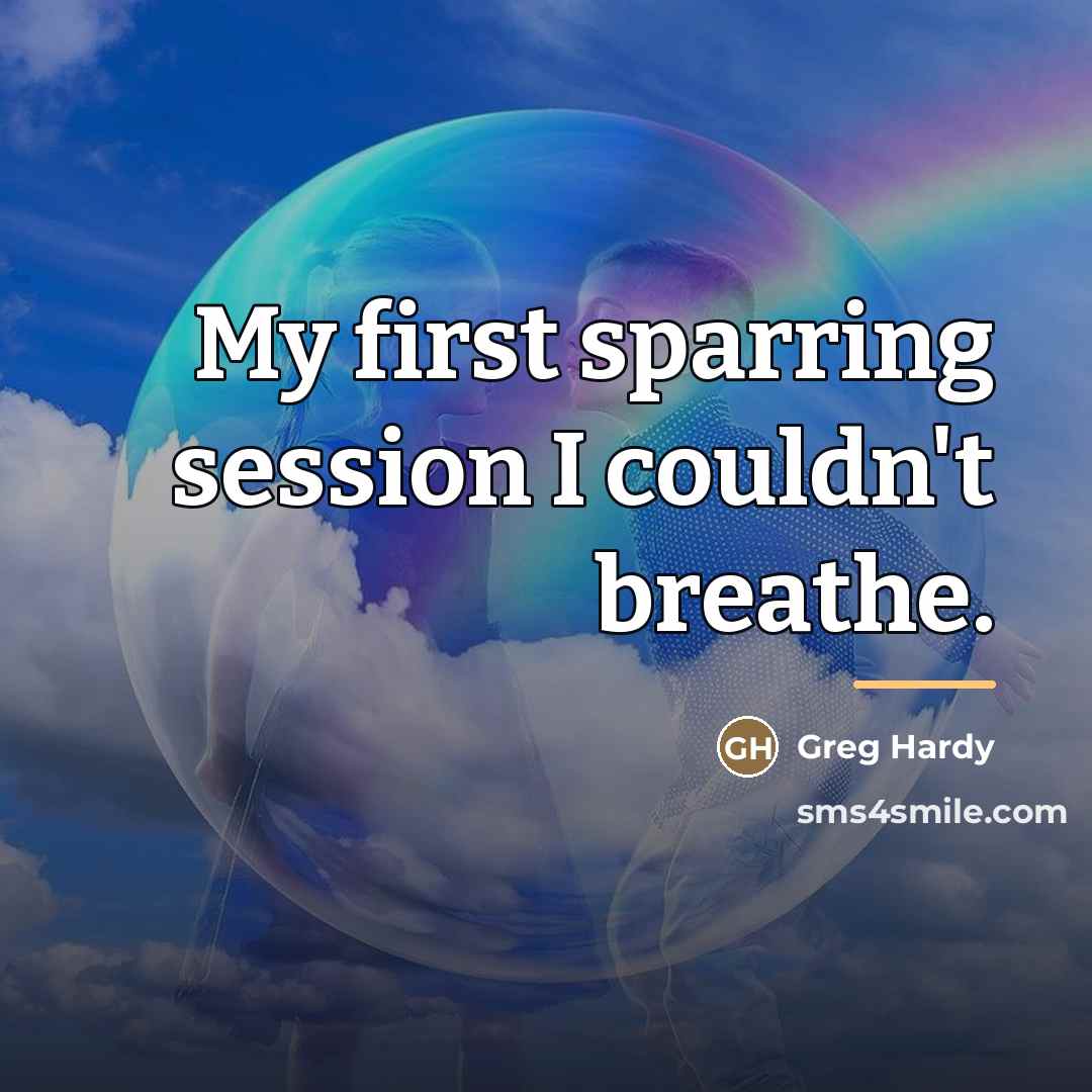 “My first sparring session I couldn't breathe.…” quote by Greg Hardy