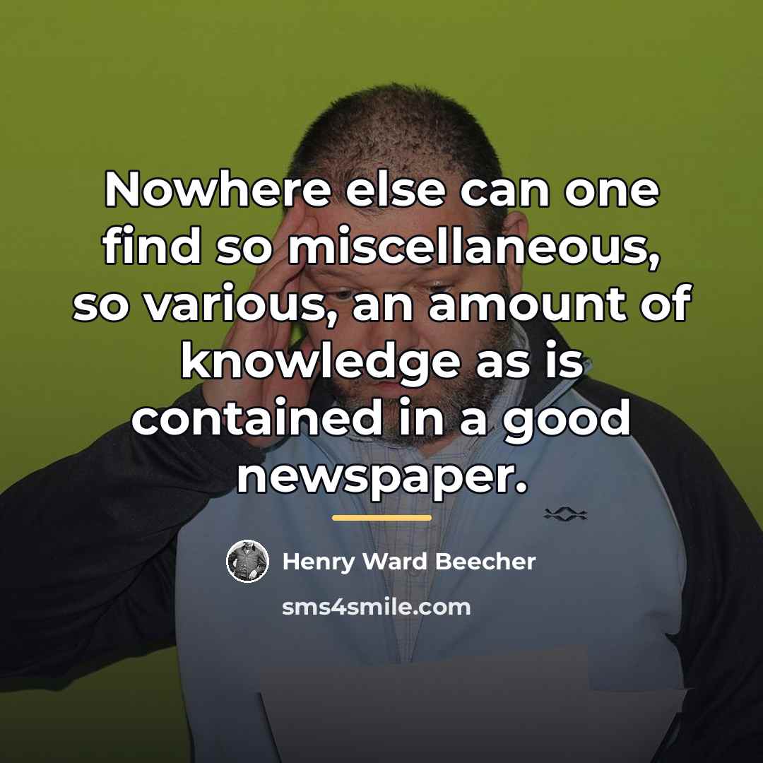 “Nowhere else can one find so miscellaneous, so various, an…” quote by Henry Ward Beecher