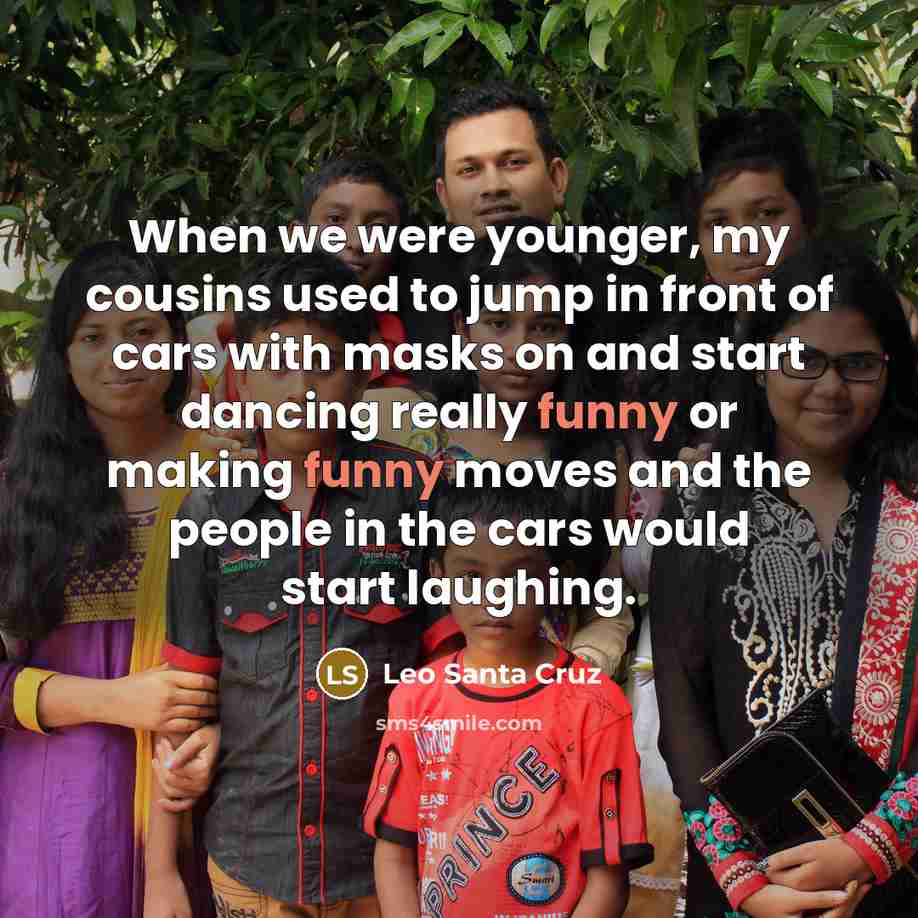 “When we were younger, my cousins used to jump in…” quote by Leo Santa Cruz