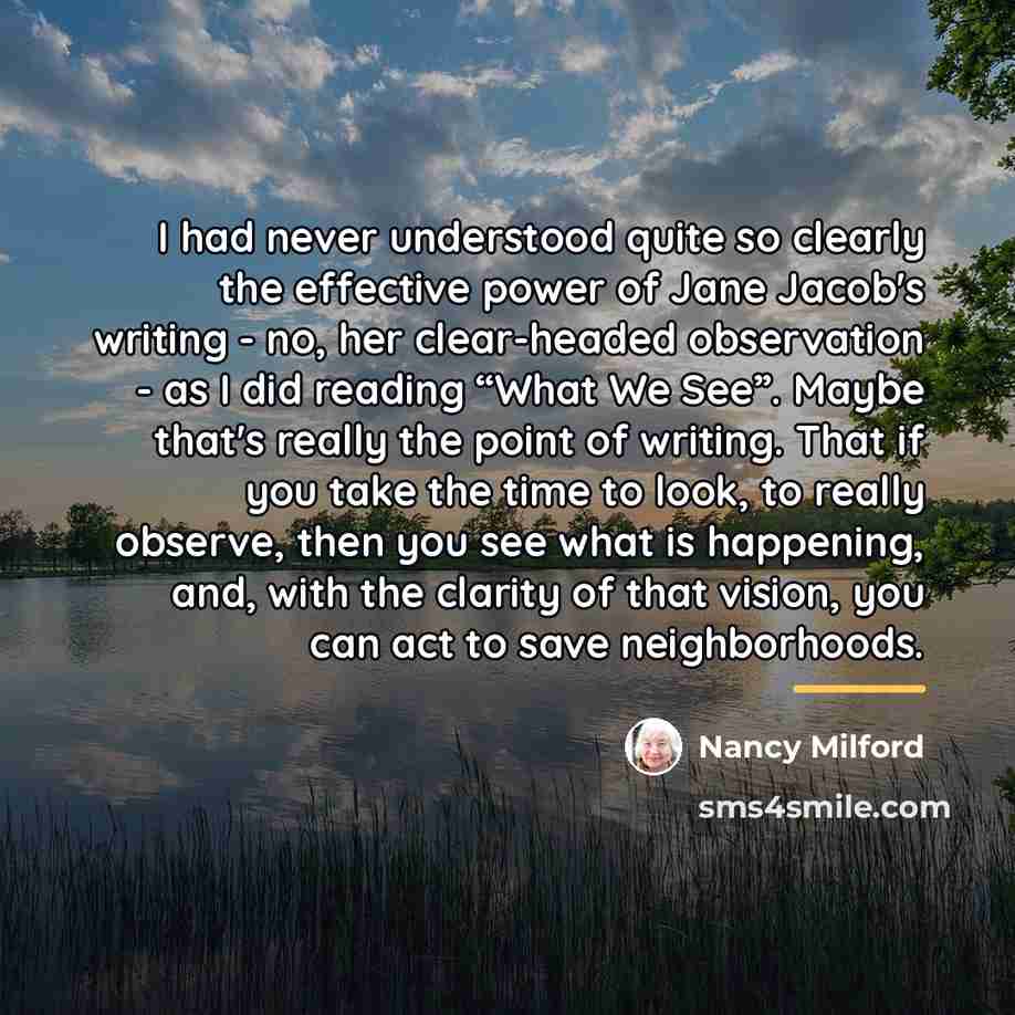 “I had never understood quite so clearly the effective power…” quote by Nancy Milford