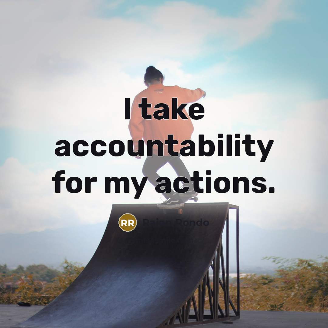 “I take accountability for my actions.…” quote by Rajon Rondo