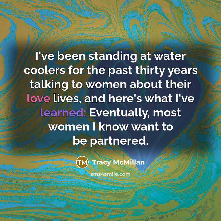 “I've been standing at water coolers for the past thirty…” quote by Tracy McMillan