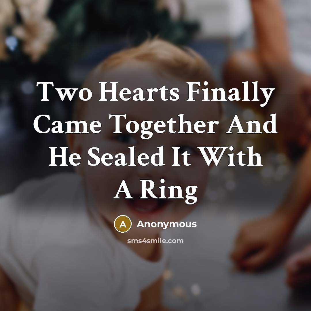 “Two Hearts Finally Came Together And He Sealed It With…” quote by Anonymous