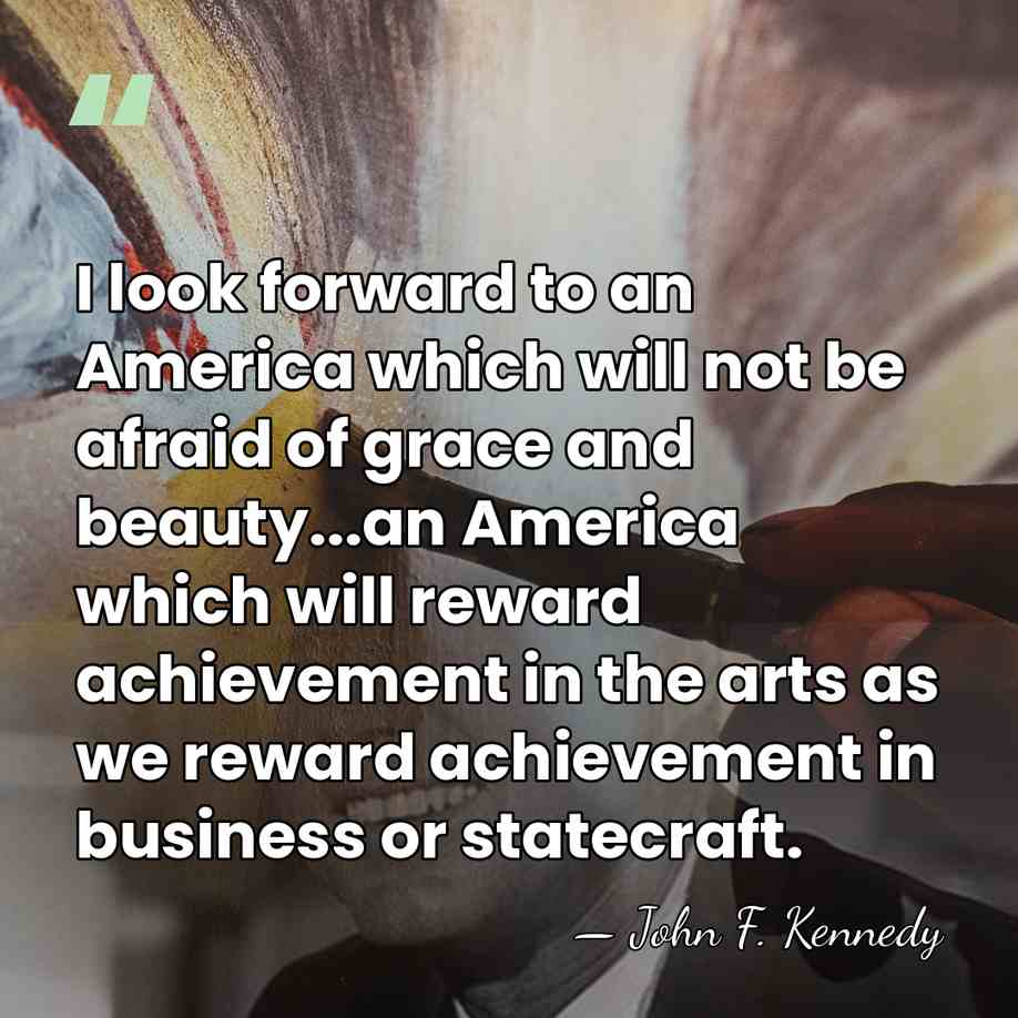 I look forward to an America which will not be afraid of&hellip; - John F. Kennedy