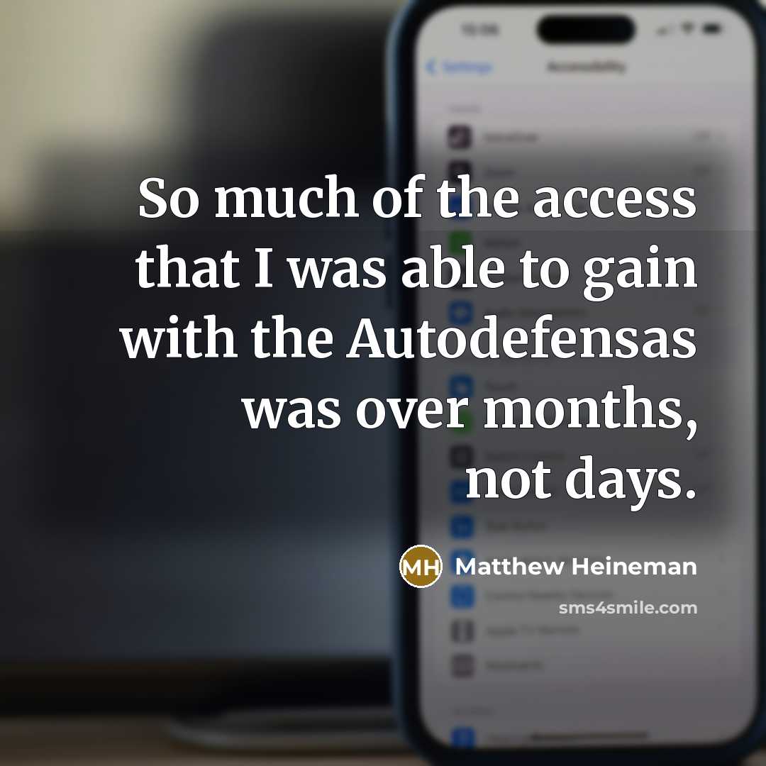 “So much of the access that I was able to…” quote by Matthew Heineman