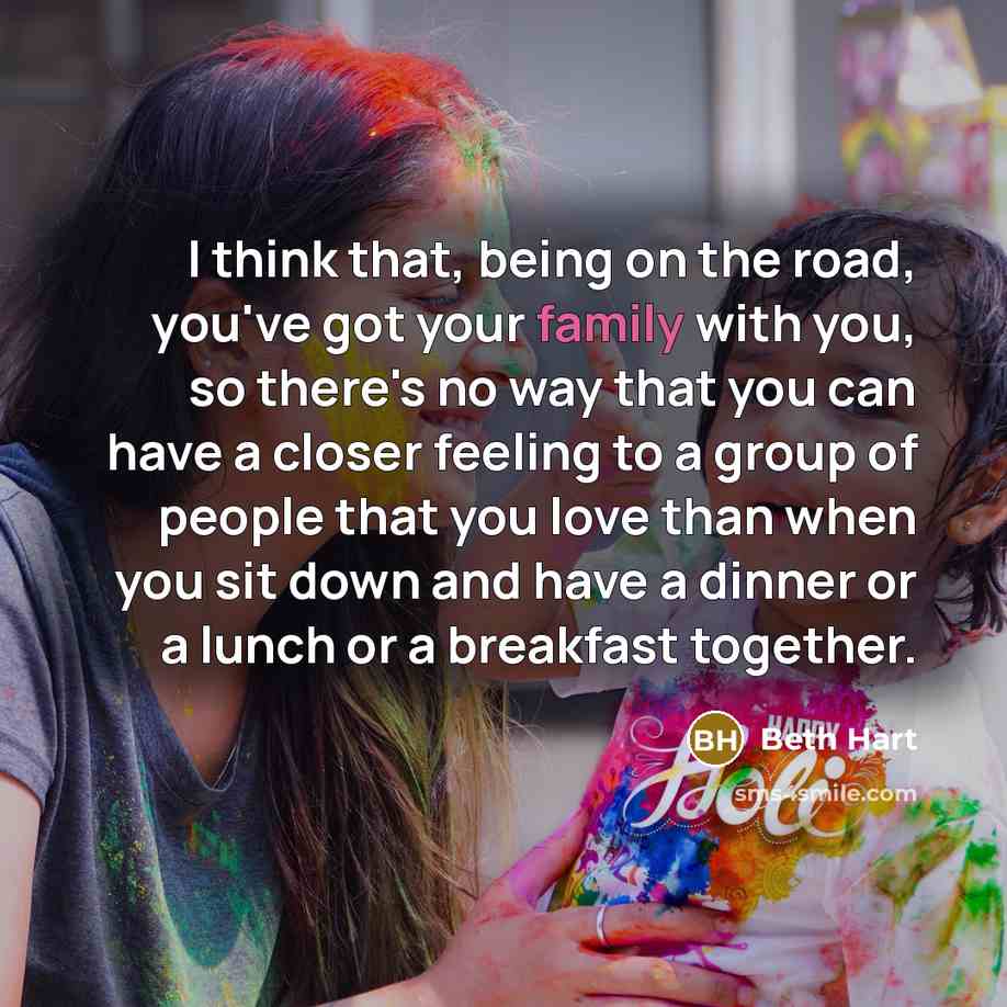 “I think that, being on the road, you've got your…” quote by Beth Hart