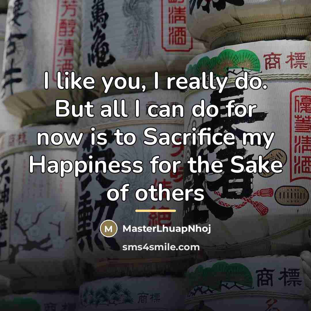 “I like you, I really do. But all I can…” quote by MasterLhuapNhoj