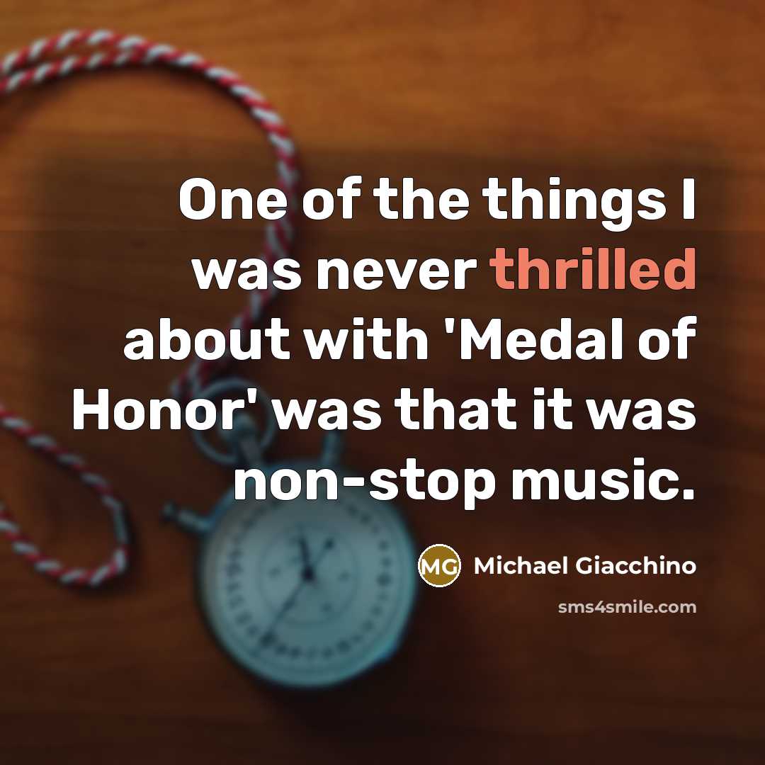 “One of the things I was never thrilled about with…” quote by Michael Giacchino
