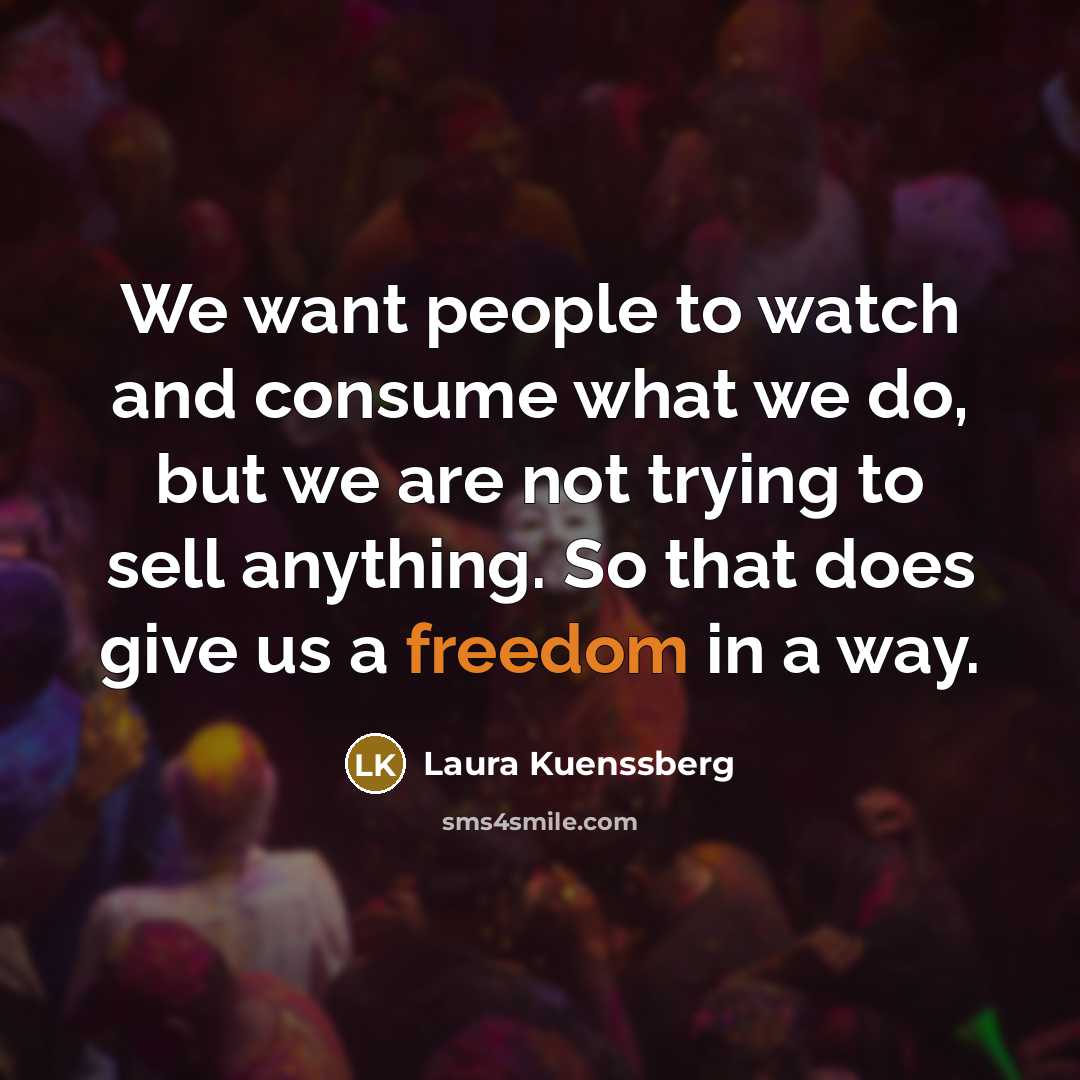 “We want people to watch and consume what we do,…” quote by Laura Kuenssberg