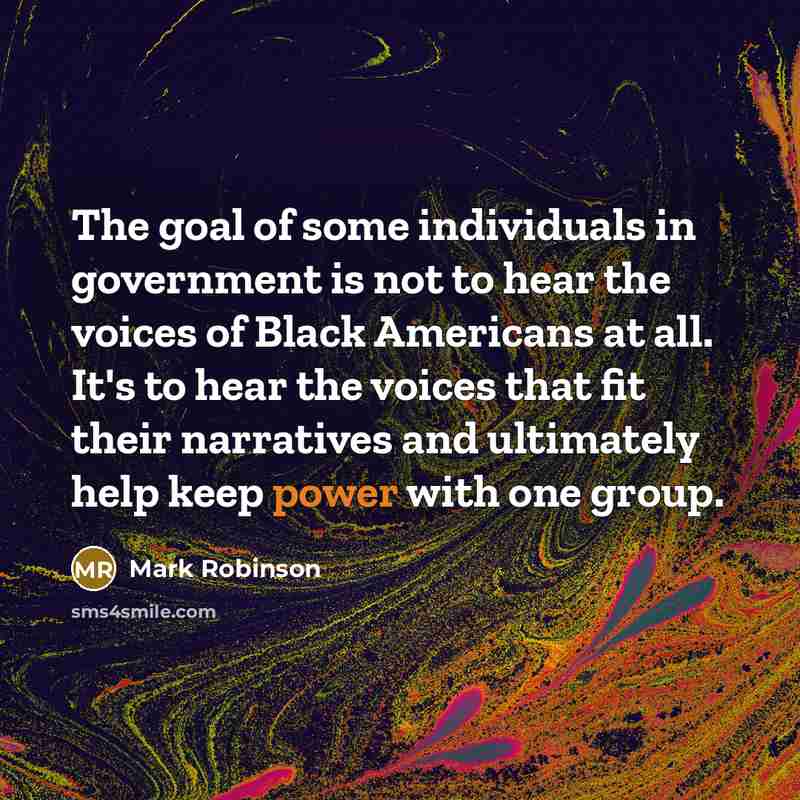 “The goal of some individuals in government is not to…” quote by Mark Robinson