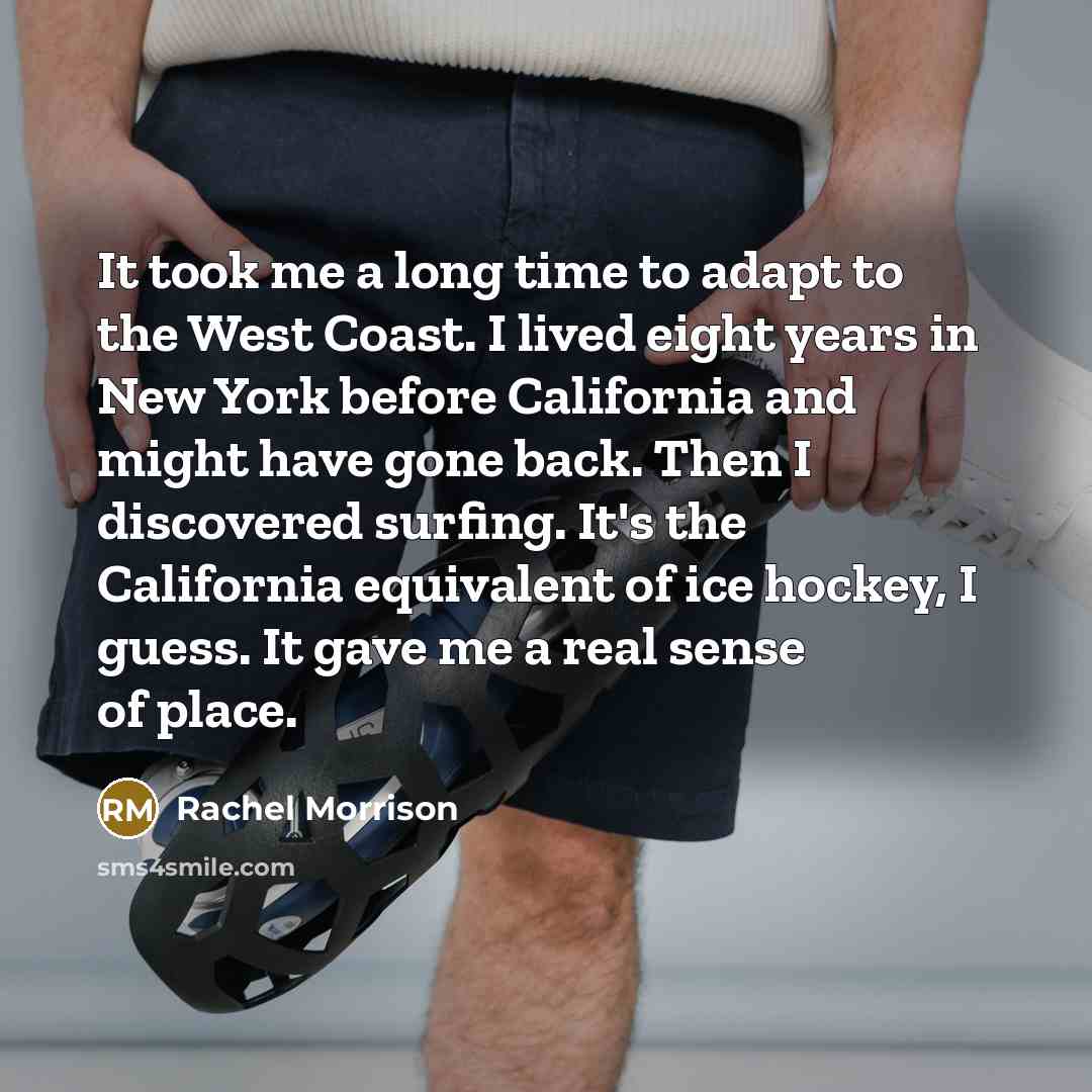 “It took me a long time to adapt to the…” quote by Rachel Morrison