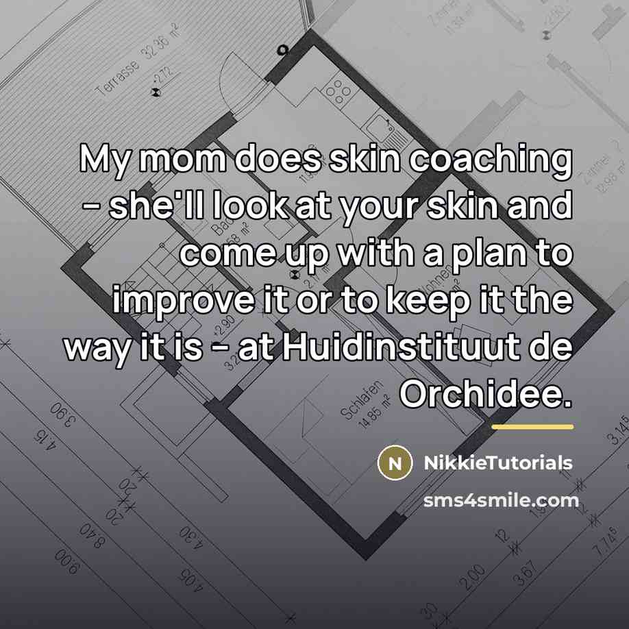 “My mom does skin coaching -- she'll look at your…” quote by NikkieTutorials