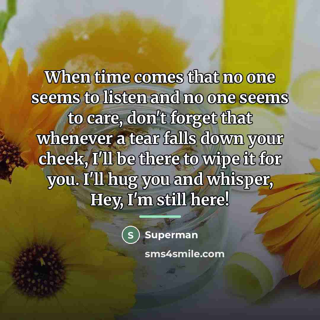 “When time comes that no one seems to listen and…” quote by Superman